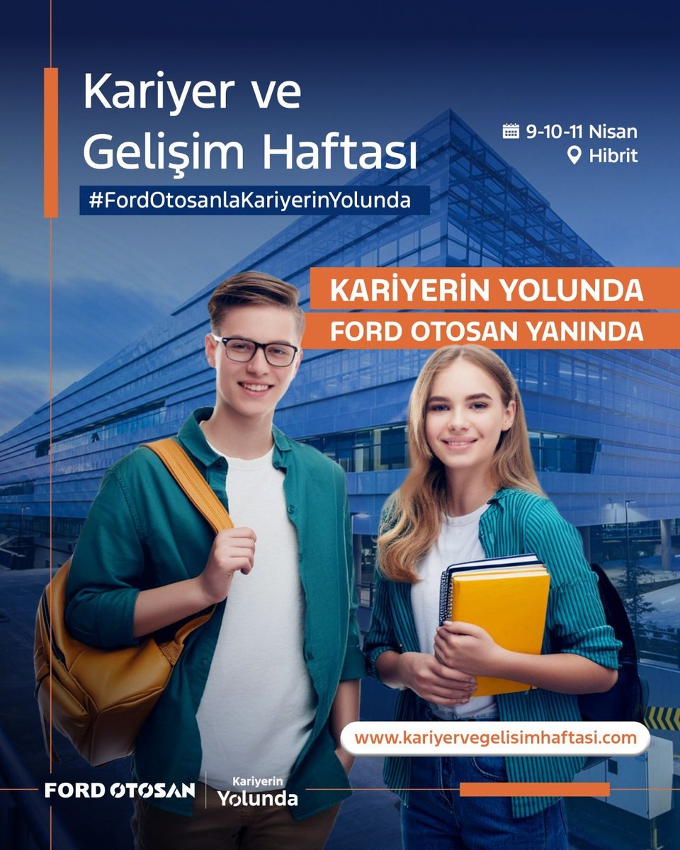 Geleceğinize yön vermek, sektörün öncü isimleriyle tanışmak ve kariyeriniz için sağlam ve doğru bir rota çizmek istiyorsanız,Ford Otosan Kariyer ve Gelişim Haftası’nı kaçırmayın!9-10-11 Nisan Başvuru için hemen: lnkd.in/dpueHY7n tıklayın.
@iaukampus
<a href="/iausem/">İAÜ SEM</a>
<a href="/iaumedofficial/">İAÜMED</a>