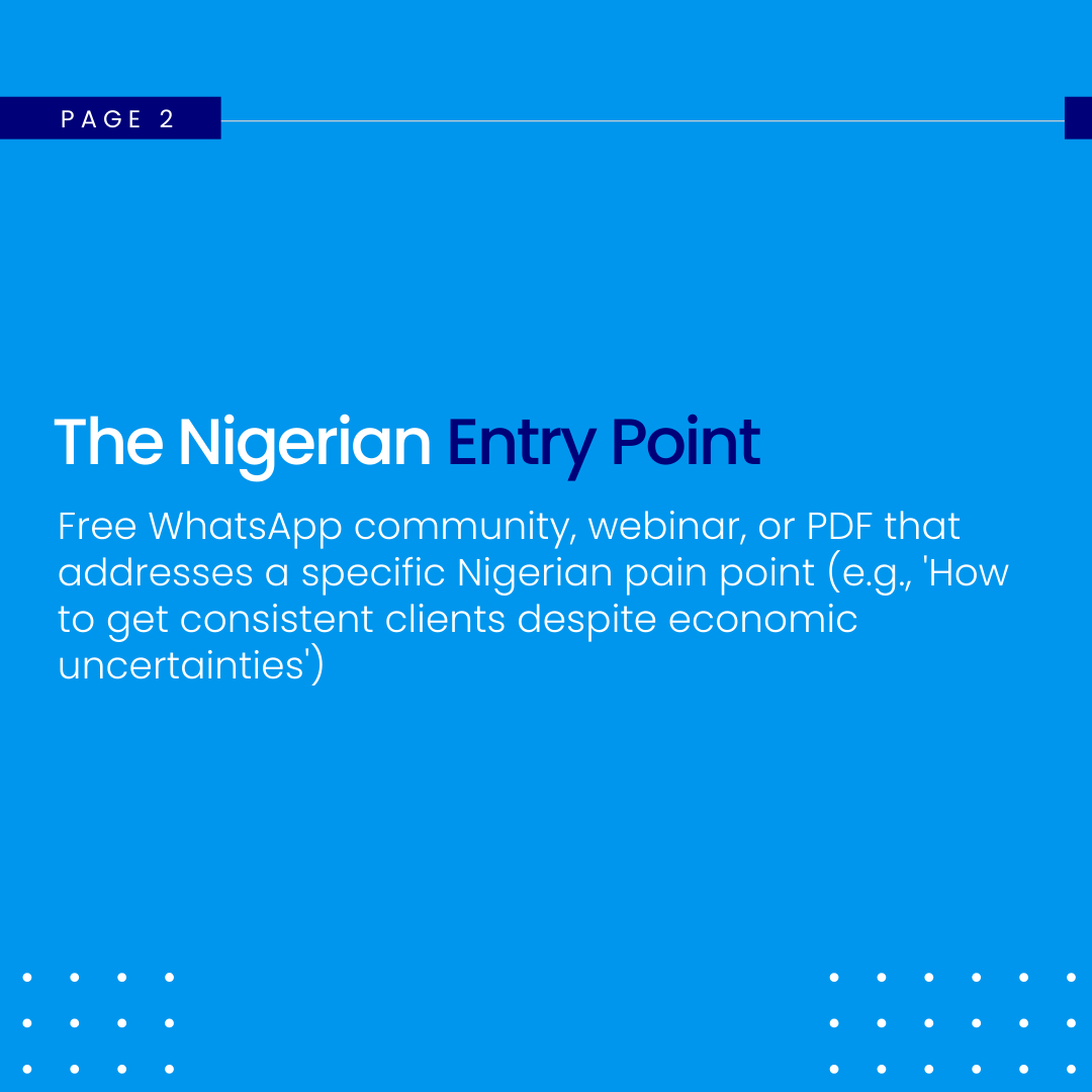jasperphygitals's tweet photo. Most Nigerian coaches are wasting money on complex funnels that don't work for our market.

After building sales systems for dozens of Nigerian coaches across health, business, and personal development, we've created a framework that actually converts in our unique environment. https://t.co/ndSRmsVhXK