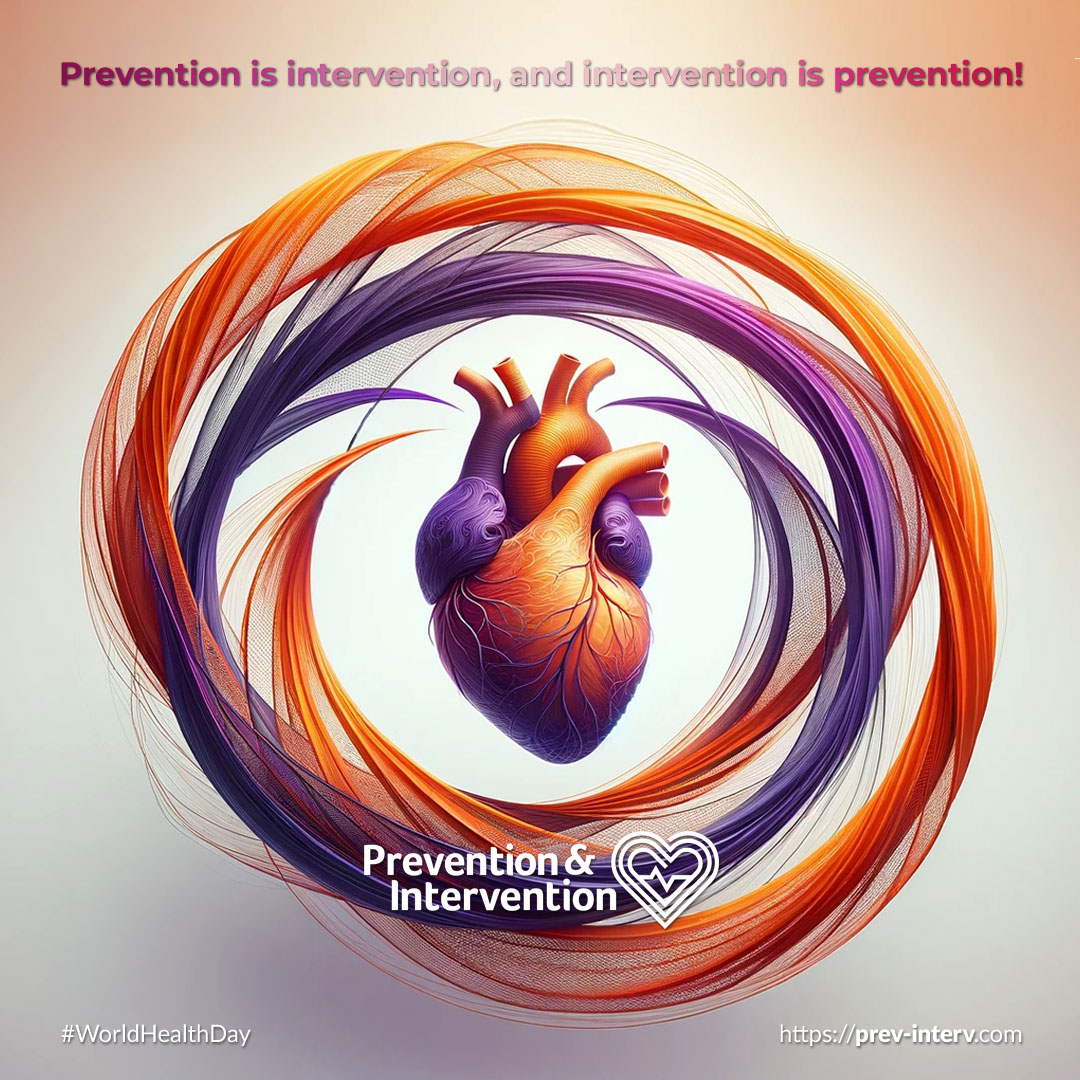 CVPrevInterv's tweet image. On this #WorldHealthDay 🌍, we emphasize a modern #cardiology mindset—integrating preventive and interventional strategies for better outcomes.

🧡#Prevention reduces risk. 💜#Intervention prevents complications.

👉prev-interv.com