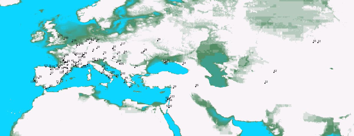 Climate change in Europe between 90 and 50 kyr BP and Neanderthal territorial habitability doi.org/10.1371/journa…
