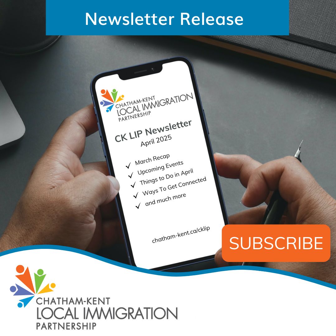 📷The April 2025 CK LIP Newsletter is Here!📷
Don’t miss out- click the link below to read the full newsletter
mailchi.mp/e6cbc3898e58/c…
Also stay connected by subscribing to our newsletter!
chatham-kent.us12.list-manage.com/subscribe...

#CKImmigrationMatters #LivingCK #CKLIP 
See less