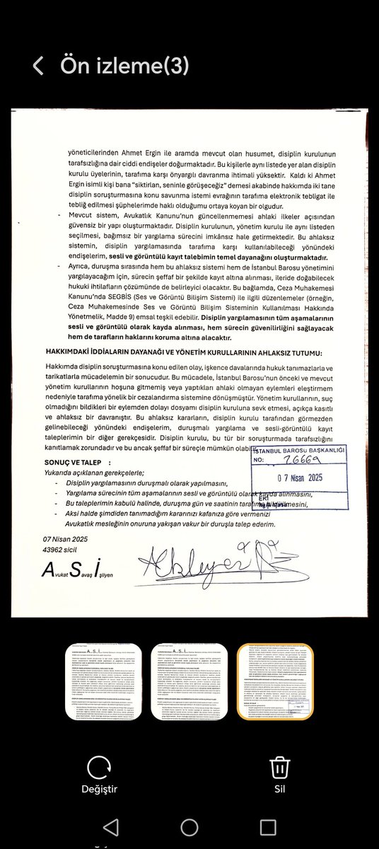 İstanbul Barosu Disiplin Soruşturmam Hakkında Kamuoyuna Duyuru!
Av. Savaş İşliyen olarak, İstanbul Barosu’nun kasıtlı ve hukuksuz disiplin soruşturmasına karşı duruyorum. İşkence davalarında tarikatlarla mücadelemin bedeli bu! Yönetim kurullarının ahlaksız kararlarını örtbas
