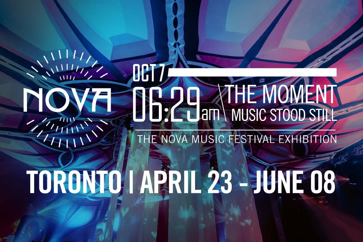 The #NOVA Music Festival Exhibition is coming to Toronto April 23-June 8, 2025🎗️

This powerful 60,000+ sq ft installation commemorates the largest massacre in music history with reconstructed festival grounds, personal items left by attendees, and daily survivor testimonies.