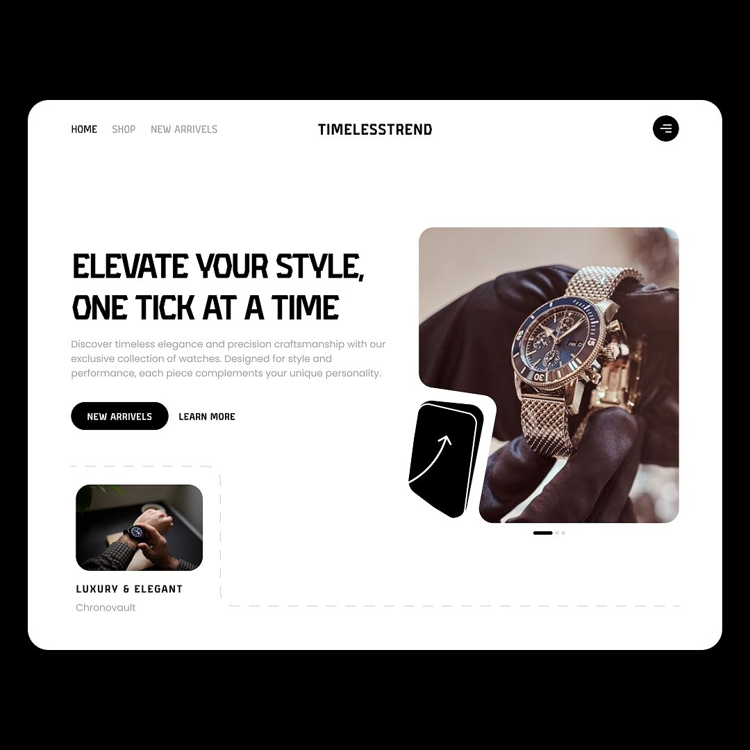 teqnoman_web's tweet image. ✨ TimelessTrend – Where Every Second Counts ⌚

#UIDesign #WatchBrand #TimelessTrend #WebDesign #FigmaDesign #MinimalUI #EcommerceDesign #UXUIDesign #DesignerLife