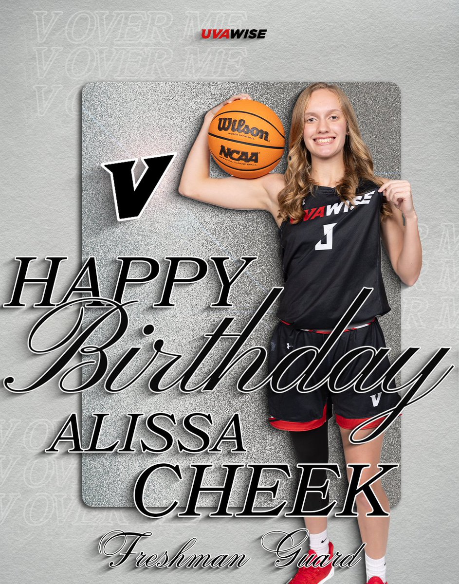 UVA WISE BASKETBALL (@uvawisewbb) on Twitter photo Wishing the happiest birthday to freshman guard <a href="/alissa_c24/">Alissa Cheek</a>! Have the best day! 🎈🥳
#VoverMe Wishing the happiest birthday to freshman guard <a href="/alissa_c24/">Alissa Cheek</a>! Have the best day! 🎈🥳
#VoverMe