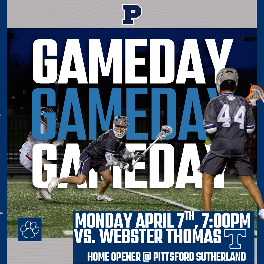 Home Opener tonight at 7:00pm
<a href="/PCSDAthletics/">Pittsford Athletics</a> <a href="/PrimetimeBall_/">Primetime585⭕️</a>