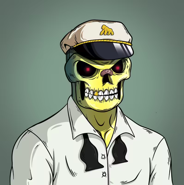 Captain looks like he had a good time last night. <a href="/fuonape/">FOREVER UNDEAD</a>