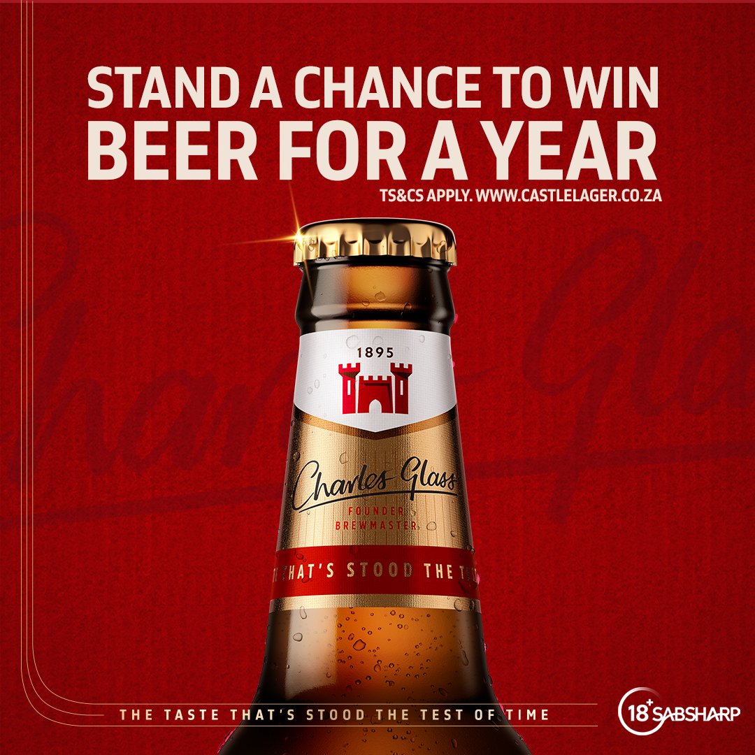 Mzansi’s National Beer has been standing the test of time for generations—but do you know when Castle Lager was first brewed? 🤔

A. 1850
B. 1895
C. 1923

Drop your answer below using #CastleLager, and you could WIN Beer every month for the next Year! 🍻 #NationalBeerDay