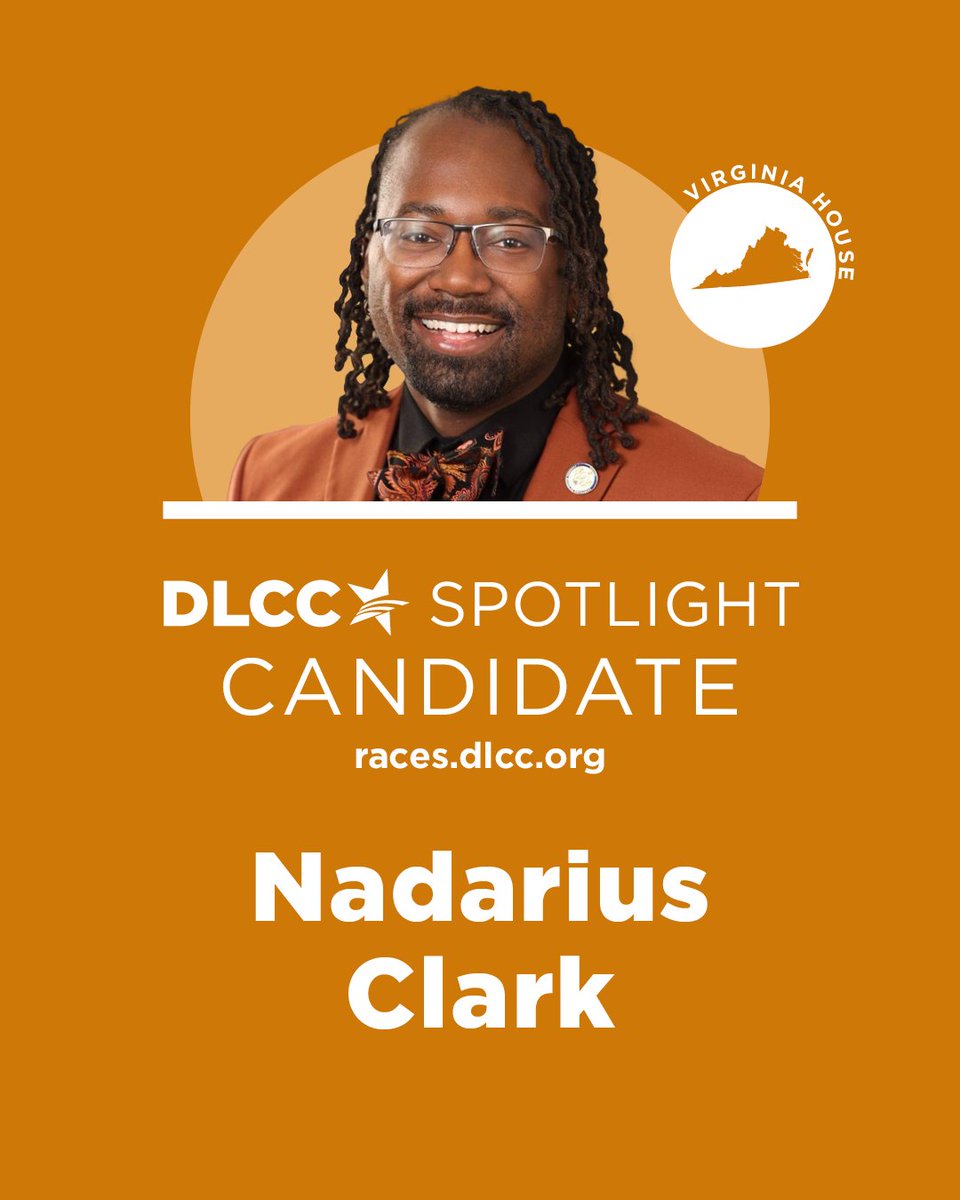 I’m thrilled to announce that we’ve been named a Spotlight race by the <a href="/DLCC/">Democratic Legislative Campaign Committee</a>! National groups are paying attention, and they know thatwinning my campaign is critical to keeping the Virginia House blue. Learn more and support my campaign: dlcc.org/candidates/nad…
