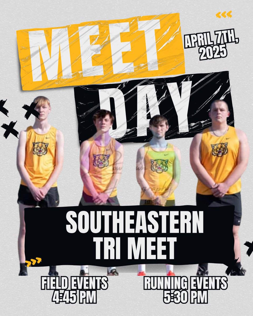 PV Track & Field (@pvtrackfield) on Twitter photo 🚨 Tri-Meet at Southeastern!🚨
🕟 Field Events @ 4:45 PM
🕟 Running Events @ 5:30 PM
📍 Southeastern High School
#SVCSportsTalk #SOSA <a href="/litter_media/">Litter Media</a> <a href="/SOSAOhio/">Southern Ohio Sports Authority</a> 🚨 Tri-Meet at Southeastern!🚨
🕟 Field Events @ 4:45 PM
🕟 Running Events @ 5:30 PM
📍 Southeastern High School
#SVCSportsTalk #SOSA <a href="/litter_media/">Litter Media</a> <a href="/SOSAOhio/">Southern Ohio Sports Authority</a>