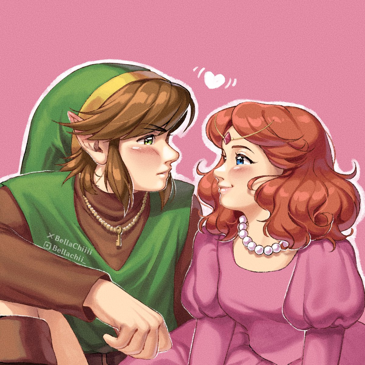 Reposting this again bcs it’s still one of my fav🫶💗

#Zelink #tlozfanart