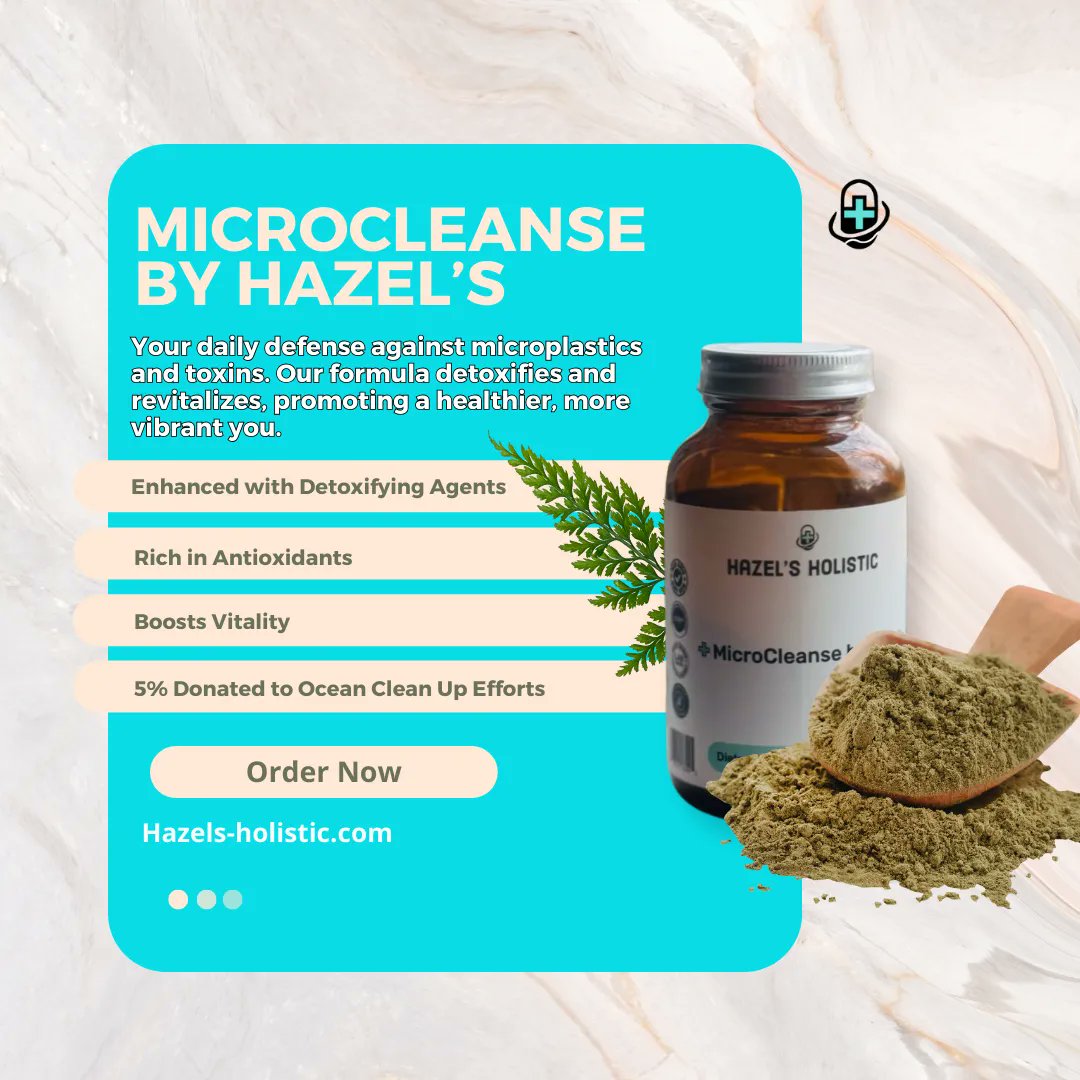 DocAnarchy's tweet image. FINALLY A WAY TO REMOVE MICROPLASTICS FROM THE GUT

MicroCleanse

An up-and-coming company called Hazel’s Holistic developed a daily supplement meant to remove microplastics from your gut. I was happy to consult with them on the ingredients involved in this supplement.

Apple…