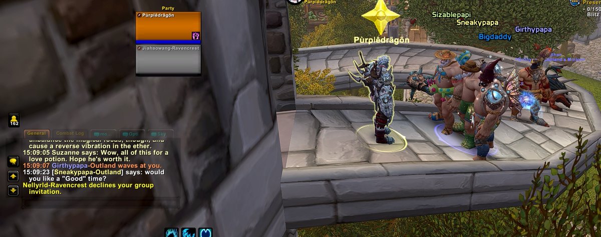 my bad for logging on wow today