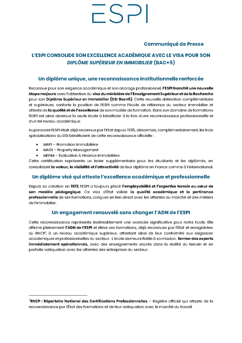 Groupe ESPI tweet media