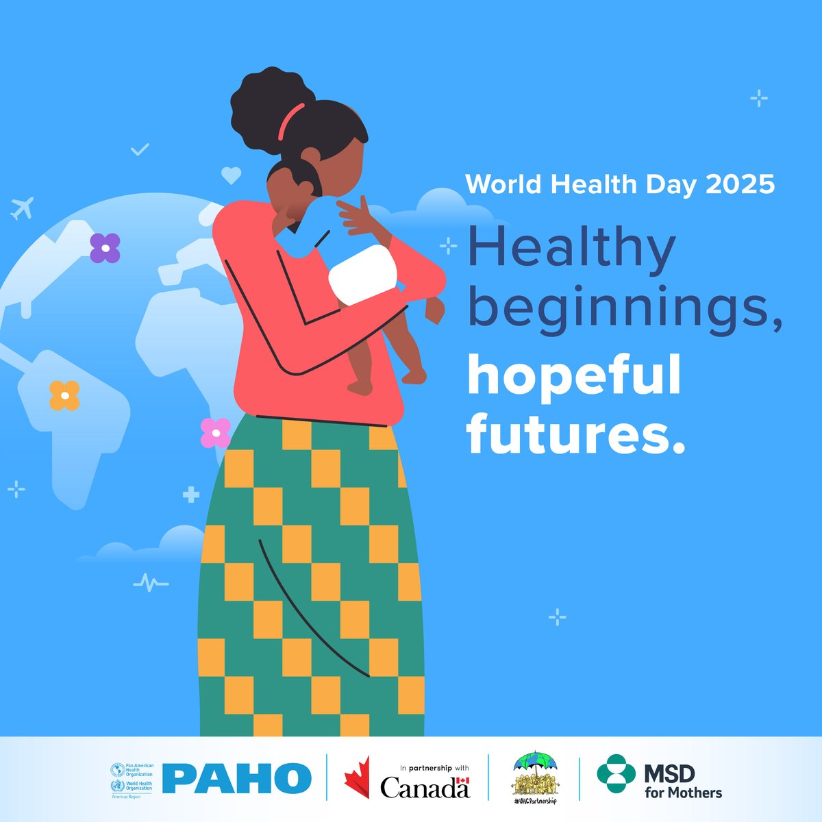 PAHOemergencies's tweet photo. Today is #WorldHealthDay

Around 7,200 women die each year in LAC due to preventable causes related to pregnancy, childbirth, and postpartum. 90% of these deaths are avoidable. Let's take action now for #HopefulFutures

More information: https://t.co/0EWcv9H1wR https://t.co/kyfEHFCxxt