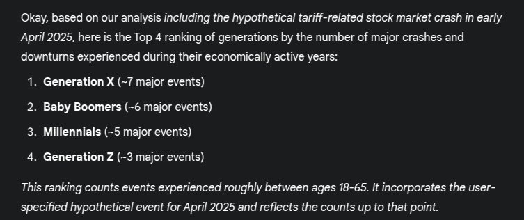 twobombs's tweet image. you mean GenX - right ? we also saw #thatcherism #blackmonday #early90s before the #dotcom and so on - g.co/gemini/share/2…