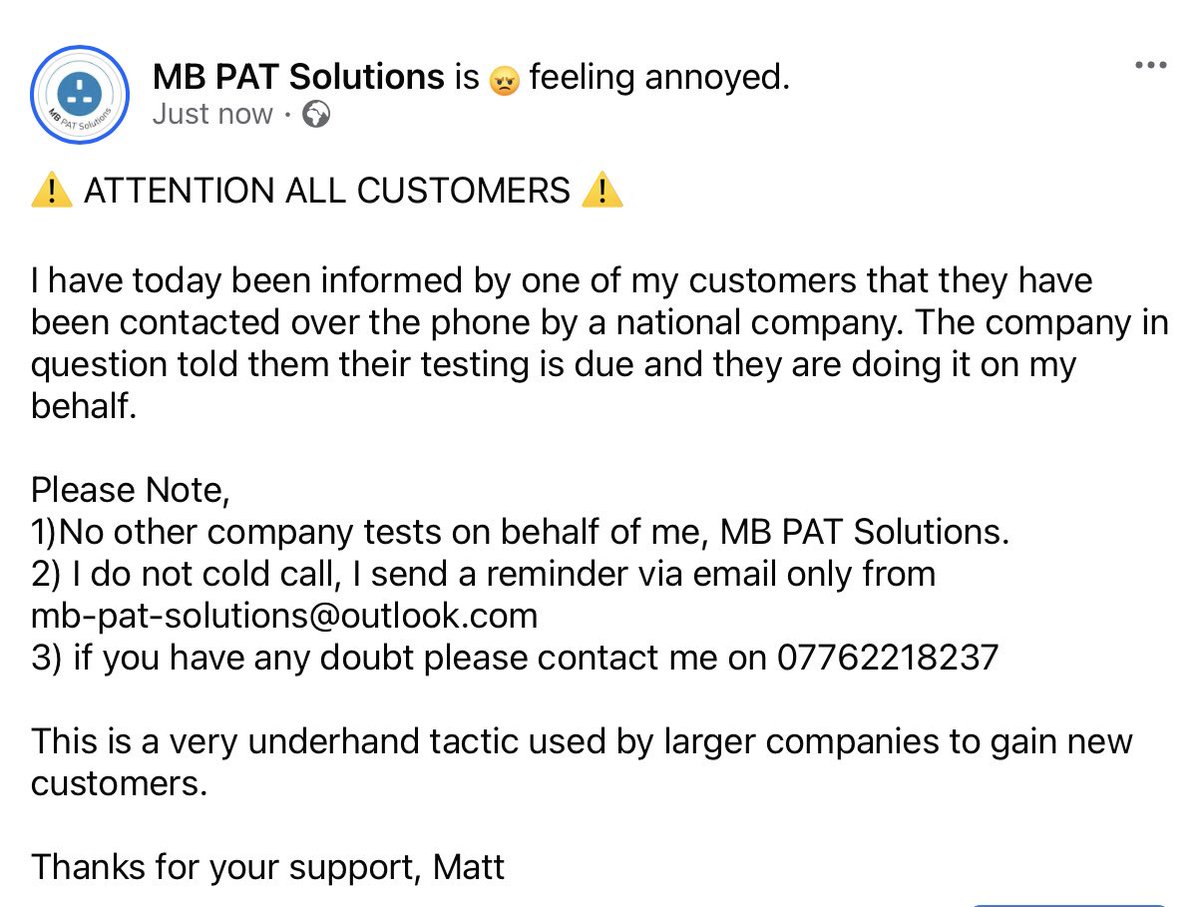 MB PAT Solutions tweet media