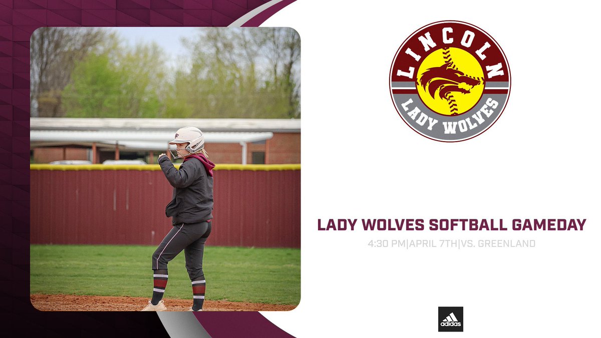 LincolnWolvesSB's tweet photo. π₯ Game Day
π Varsity Game/ JV Game
π Greenland High School
πLady Wolves Softball Field
βοΈ4:30 PM First Pitch
Come out and support the Lady Wolves in their conference game tonight! #goladywolves https://t.co/arAcy7kWVC