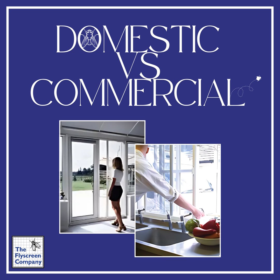 TheFlyscreenCo's tweet photo. One of the most common questions we are asked is what is the difference between a domestic and commercial flyscreen. In our latest blog, we've compared the two options to help you decide.

#theflyscreencompany #domesticvscommercial #newblogpost #flyscreensuk https://t.co/uGX2hBYl6x