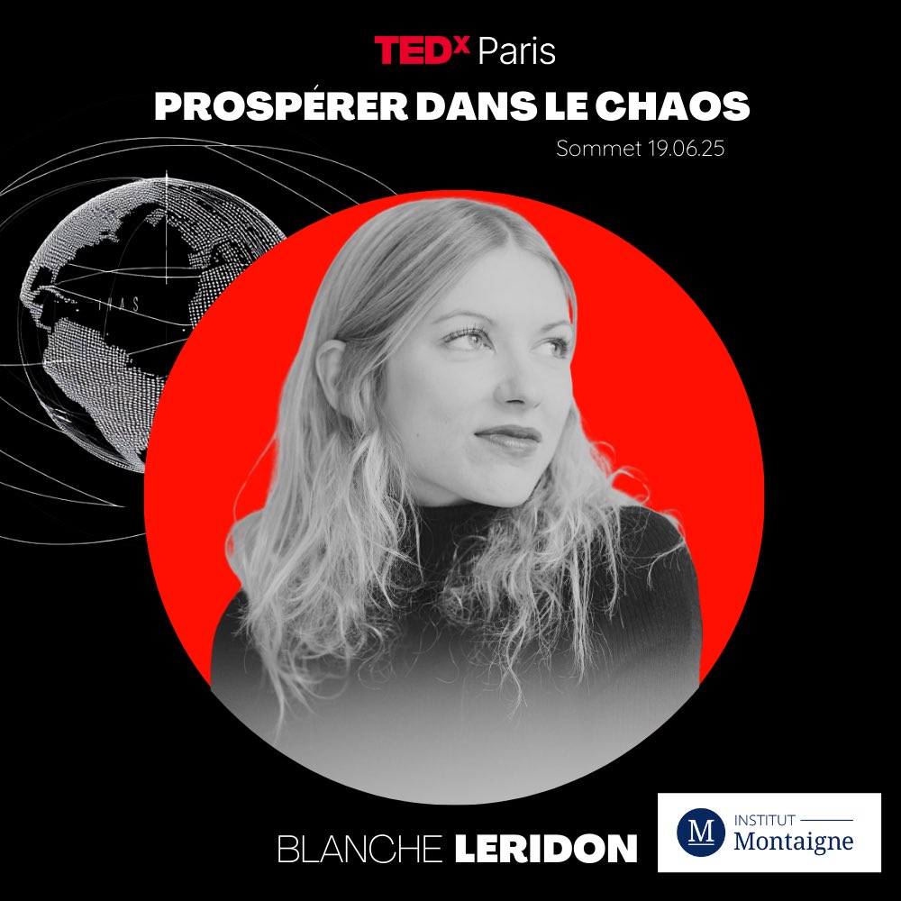 Blanche Leridon, spécialiste des questions démocratiques à l’Institut Montaigne, interviendra lors de TEDxParis Summit 2025  « Prospérer dans le chaos ». 

Quelles réponses aux défis institutionnels et démocratiques dans le contexte actuel ?

Découvrir le programme et réservez