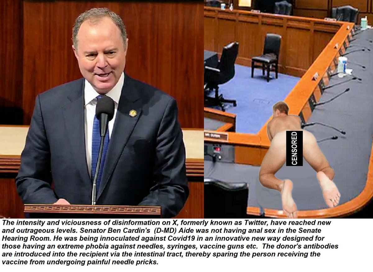 dawdler2122's tweet image. How would Senator Adam Schiff have spun the indecent incident of Senator Ben Cardin&apos;s (D-MD) Aide having sex in the US Senate Hearing Room? #satire #lockerroomhumor