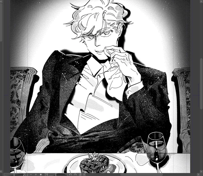 the inking is done and now im shocked with the result //cries 