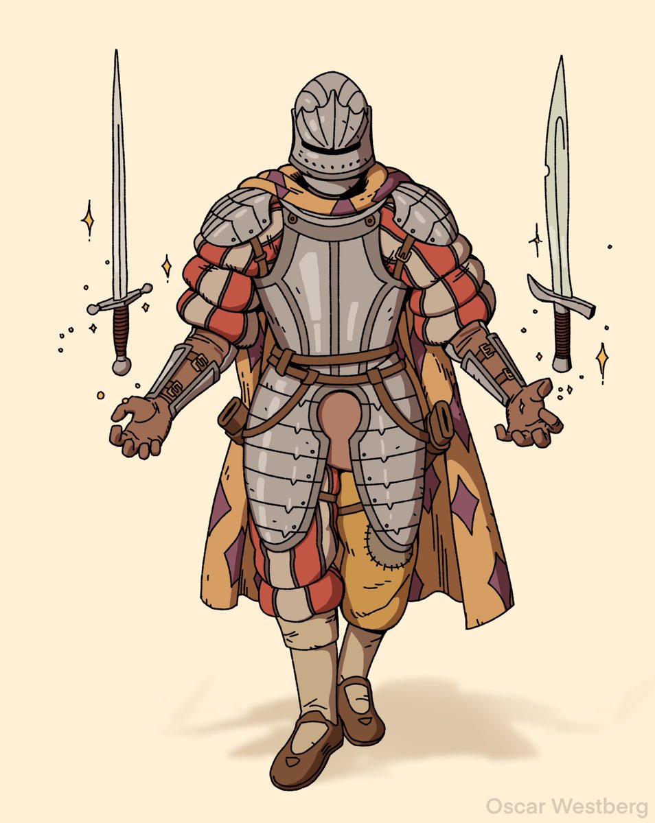 oscarwestberg's tweet image. Magic blade knight