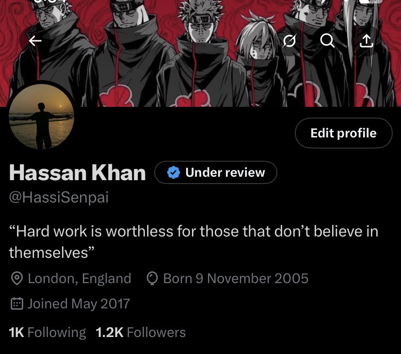 I was just updating my date of birth but I think put the wrong date and my acc got locked😅, But now it’s finally unlocked and under Review.
I hope you don’t forget me while I was offline 🫂.