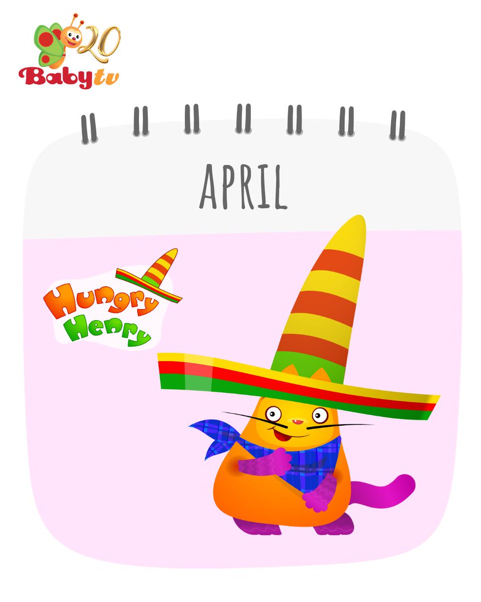 This April on #BabyTV, Hungry Henry is back with a brand-new culinary adventure—full of tasty treats and giggles! 😋👨‍🍳 Who’s hungry? 🙋‍♀️🙋‍♂️