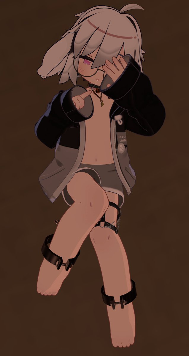 nayabus's tweet image. Master... be gentle...~ ૮ o⸝⸝⸝o ა