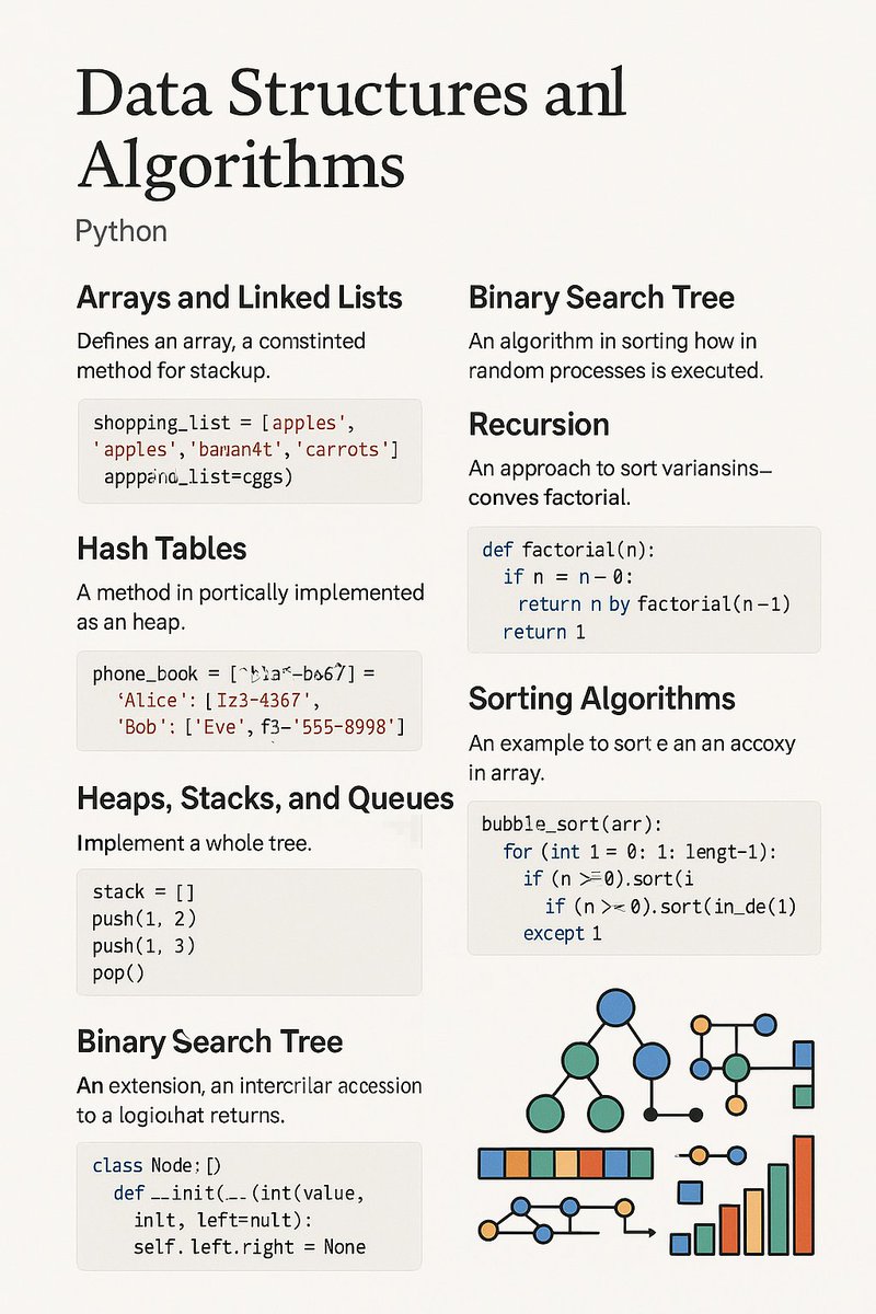 cuscoDev's tweet image. Master Data Structures & Algorithms in Python with real-world examples + visuals! 🐍🚀
dev.to/devbyleandro/d…
#Python #Coding #DevCommunity #LearnToCode #DSA #CodeNewbie #PythonTips #TechTwitter #100DaysOfCode #WomenWhoCode #DevCommunity #PythonDev #BuildInPublic #CodeLife