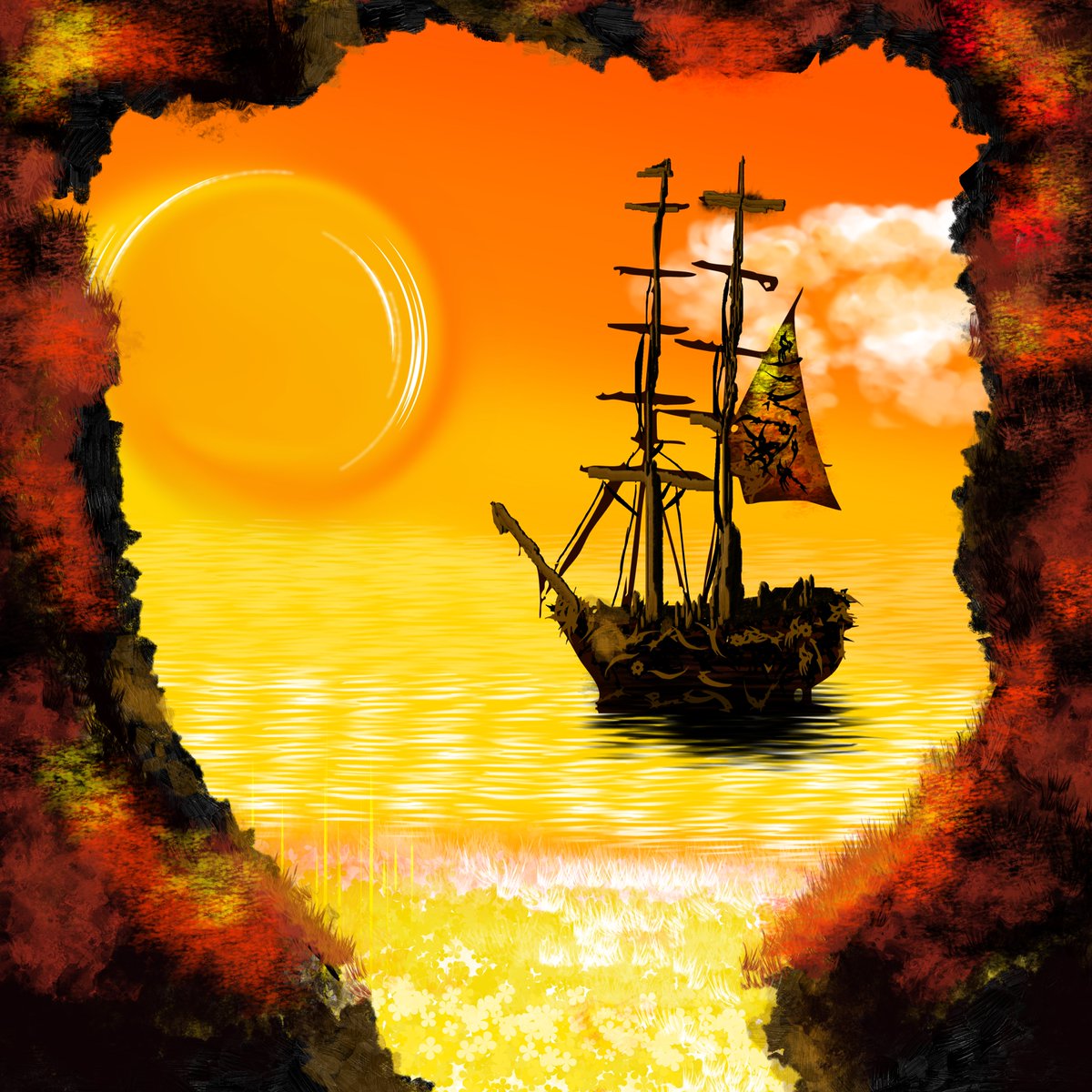 #digitalart #digitalpainting #sunset