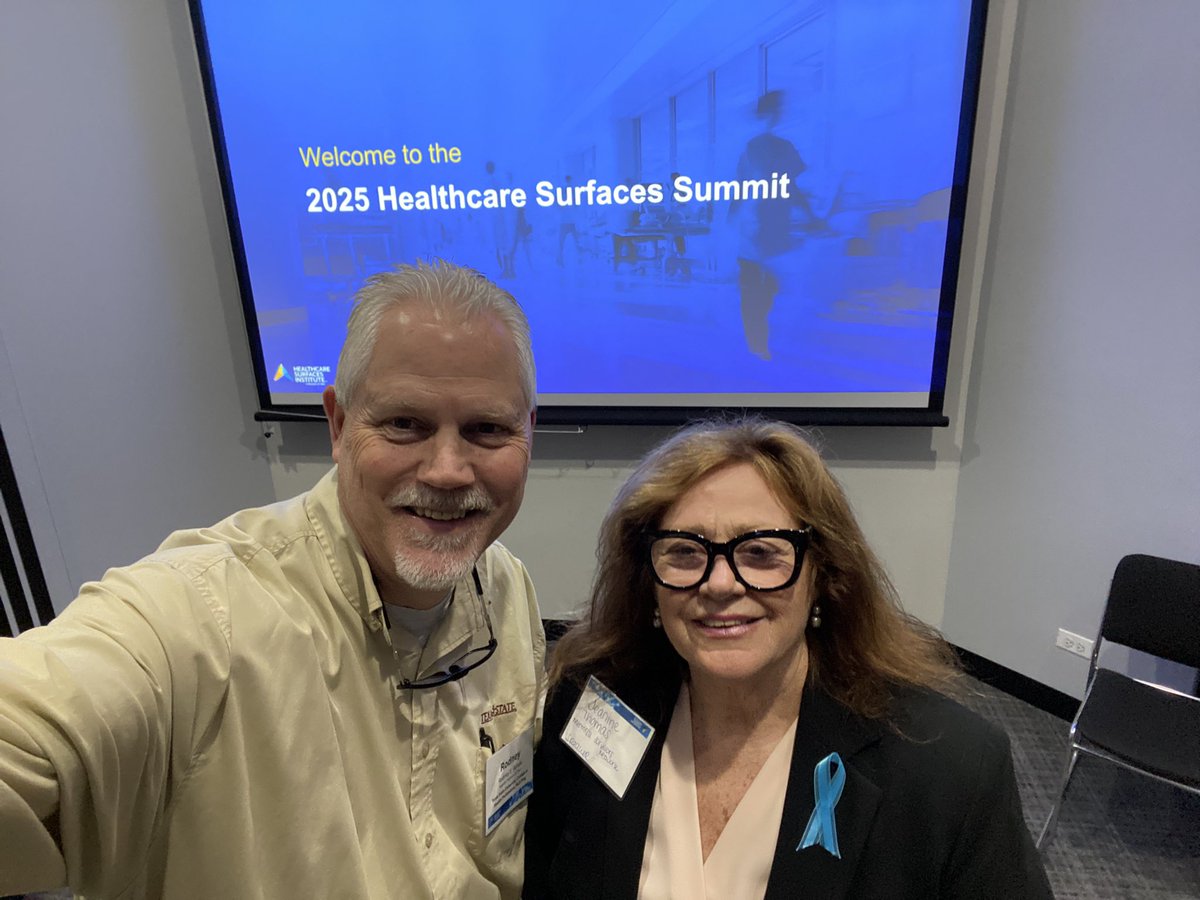 RodneyRohde's tweet photo. Excited to be back for another Powerful and Impactful group of Change Agents for the reduction / elimination of Healthcare Associated Infections, #Biofilm, and #AntimicrobialResisitance #AMR in Chicago!

Kicking off the #Healthcare #Surfaces Institute Summit today and tomorrow! https://t.co/UkJtP4dxhg