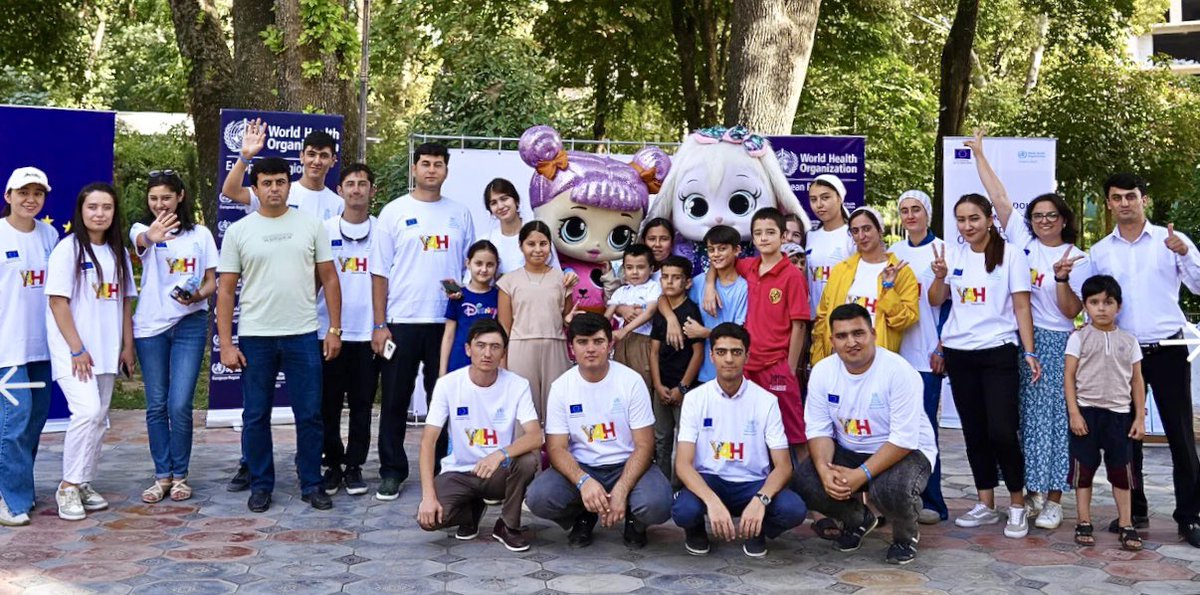 ilker dastan (@idastan) on Twitter photo This #WorldHealthDay, we celebrate dedication of our <a href="/UNVolunteers/">UN Volunteers</a> in Tajikistan 🇹🇯
From promoting mental health to supporting access to care, they remind us:
Health is not just the absence of disease—it’s well-being.
🫶 Thank you for making a difference
unvolunteers.exposure.co/is-good-health… This #WorldHealthDay, we celebrate dedication of our <a href="/UNVolunteers/">UN Volunteers</a> in Tajikistan 🇹🇯
From promoting mental health to supporting access to care, they remind us:
Health is not just the absence of disease—it’s well-being.
🫶 Thank you for making a difference
unvolunteers.exposure.co/is-good-health…