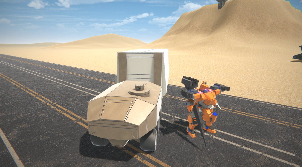 TechnocratsRock's tweet image. #ProjectGAEA #unity3d #gamedevs 
テクスチャ入れた
サイズ的に今までの感覚でテクスチャ付けるとちょっと大味か？直す