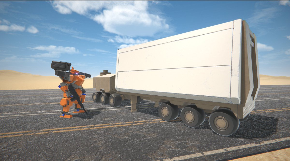 TechnocratsRock's tweet image. #ProjectGAEA #unity3d #gamedevs 
テクスチャ入れた
サイズ的に今までの感覚でテクスチャ付けるとちょっと大味か？直す