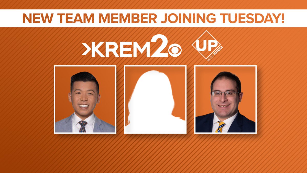 NewsPham's tweet image. Big changes are coming to our morning show! After five months of flying solo, I’m excited to introduce my new co-anchor on #UpWithKREM. Any guesses on who it could be? Let’s hear your thoughts! @KREM2 @ThomasPatrickWx