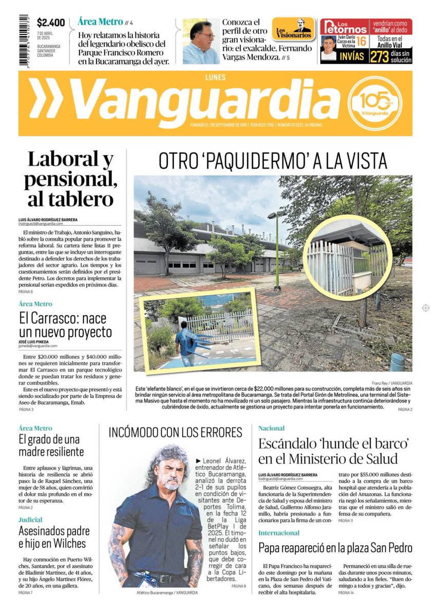 Hasta en las urbes, lejos de las estepas, hay elefantes. Vanguardia se los muestra…