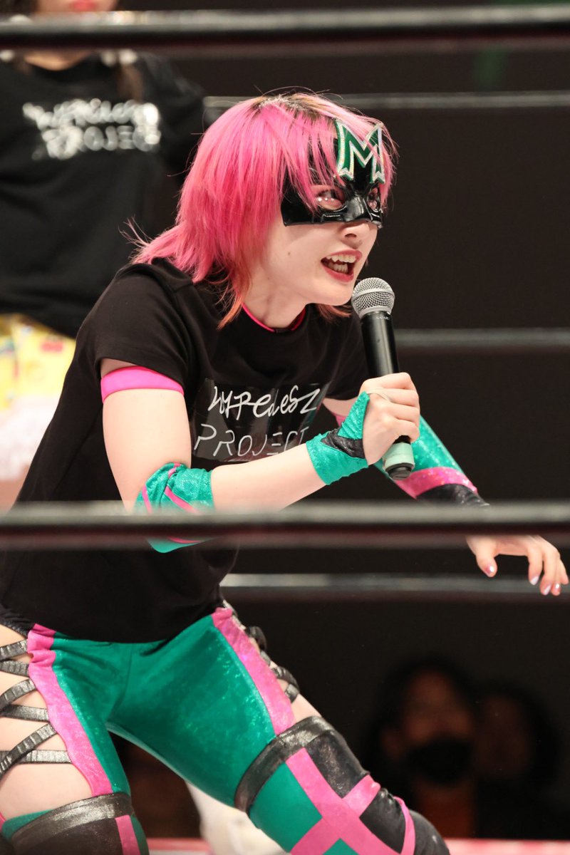 AjokaZwei's tweet photo. 2025/03/01 東京女子 北沢タウンホール
#ハイパーミサヲ 選手
#tjpw https://t.co/ofizMqJXiR