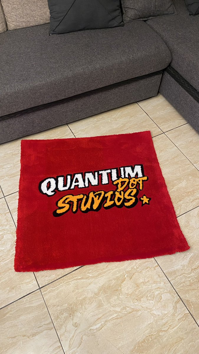 flexgodmo's tweet photo. Custom rug for Quantum Dot Studios #morugs #customrugsinlagos https://t.co/Uq22IPvRTC