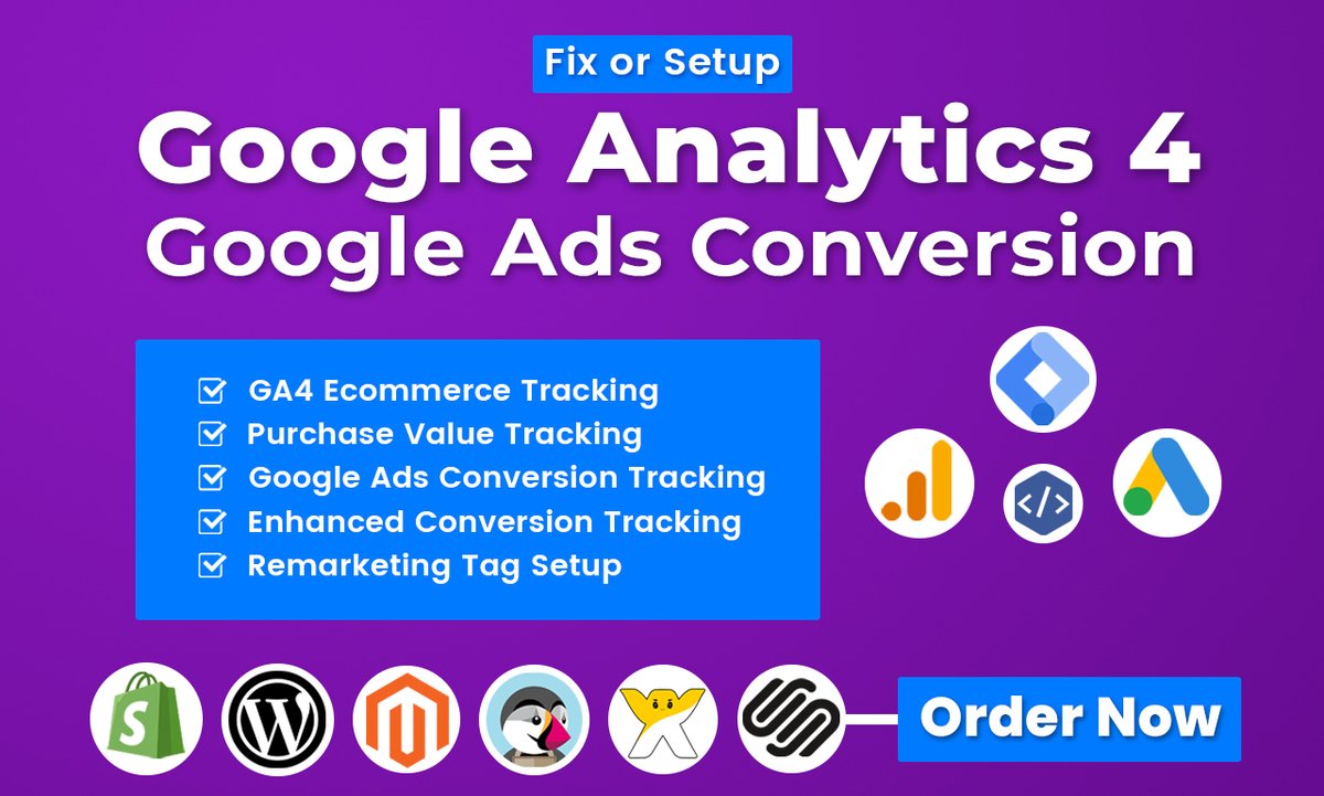 MdHedayetulhadi's tweet image. GA4 feeling overwhelming?
I&apos;ll simplify your GA4 setup, event tracking, and conversions — with clean GTM integration.
Let’s track smarter → fiverr.com/s/42jRrzk
#GA4MadeSimple #GoogleAnalytics #GTMSetup #EventTracking #DataDrivenMarketing