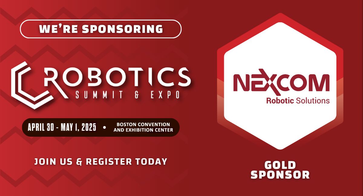 NEXCOM_on_X's tweet image. NEXCOM Robotic Solutions (NexCOBOT) is excited to announce our participation in the 2025 Robotics Summit &amp;amp; Expo, where we will showcase our functional safety technology! 

#NEXCOM #NexCOBOT #RoboticsSolutions RoboticsSummit2025 #𝐀𝐈 #Humanoid #Quadruped