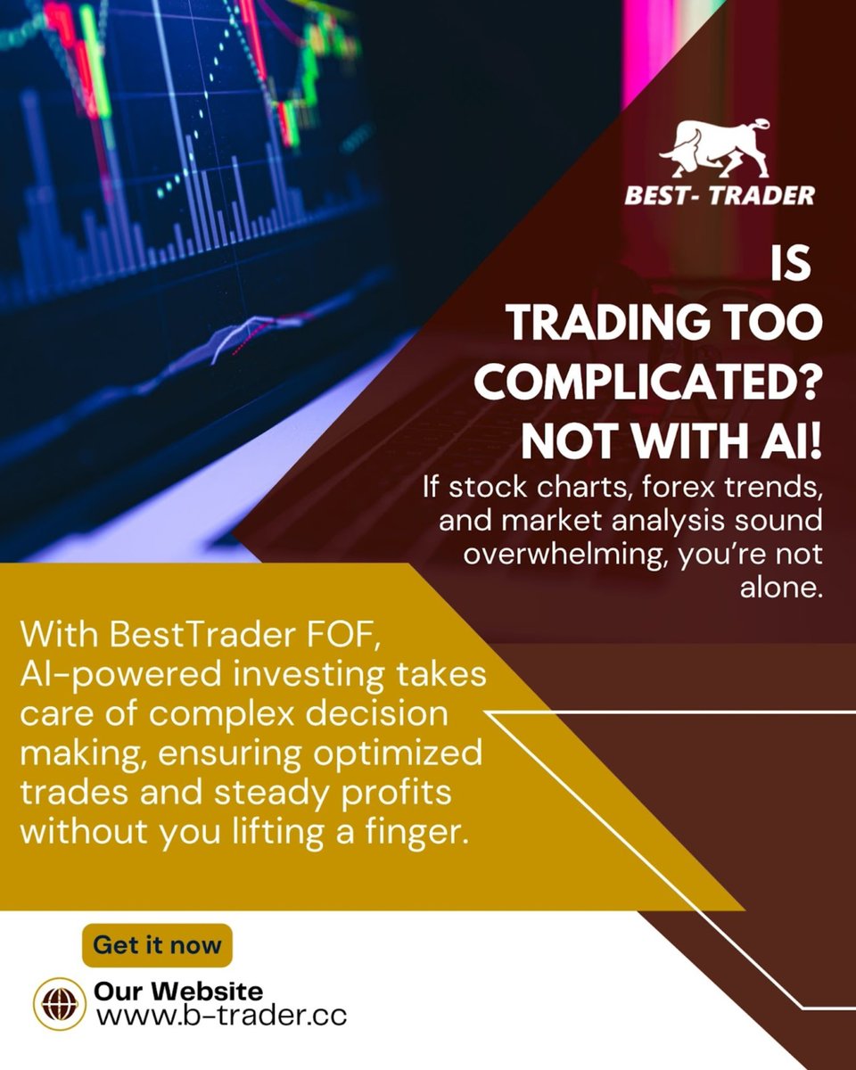 best_traderEN's tweet photo. Most people avoid investing because they fear losing money due to lack of experience. But with BestTrader FOF, AI-powered investing takes care of complex decision-making, ensuring optimized trades and steady profits—without you lifting a finger.

https://t.co/5XdVJS3VEp https://t.co/1ziDG9MJtE