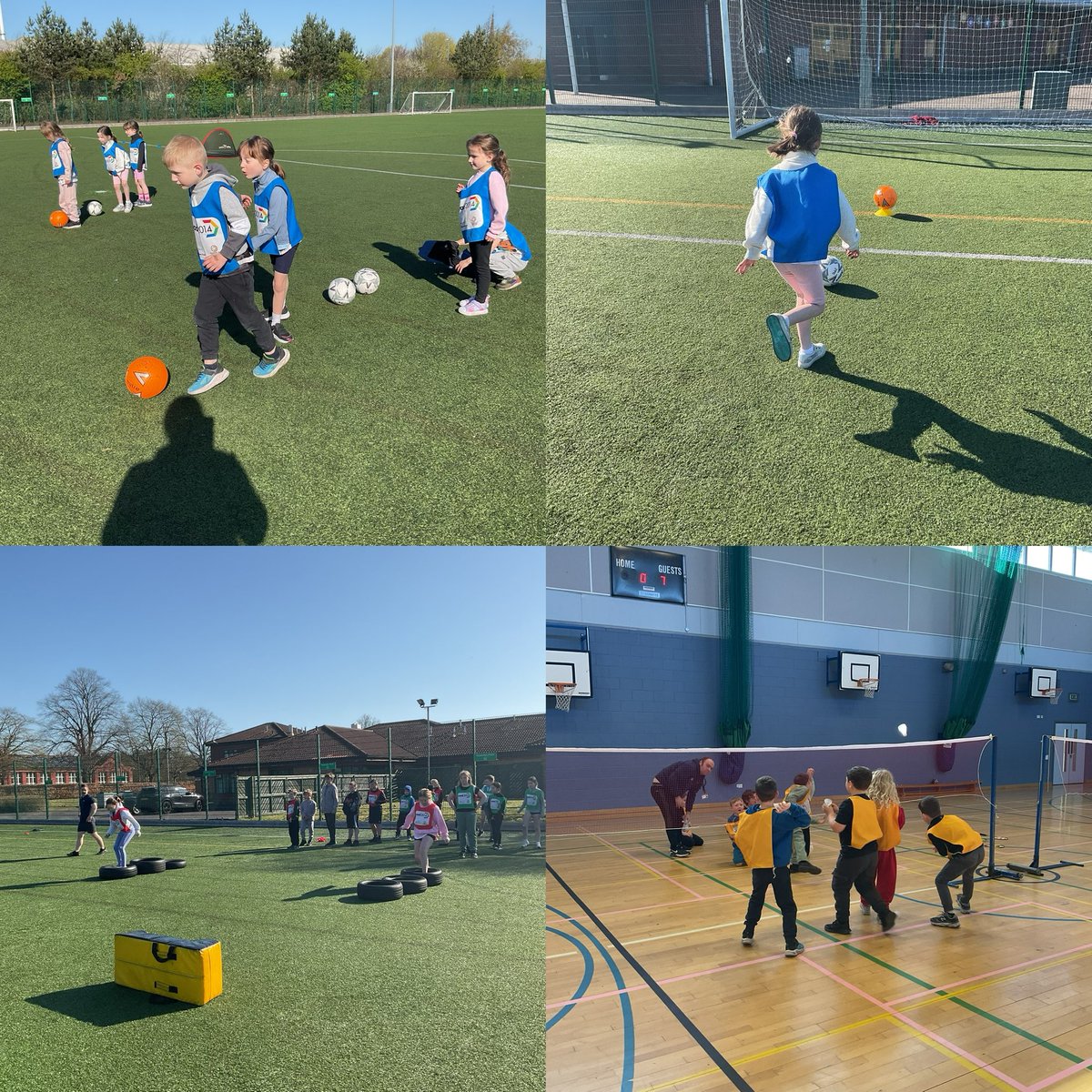 ActiveClacks's tweet photo. | ACTIVE EASTER |
The sun is shining for our first day of Easter Camps and weโre having a blast!
Today we have:
Football โฝ๏ธ
Badminton ๐ธ
Fun Fitness ๐๏ธโโ๏ธ
Our wonderful Leadership Academy pupils are also here to help us out today!
#ActiveEaster #Leadership
@ClacksEducation https://t.co/nLJgq2D5jN
