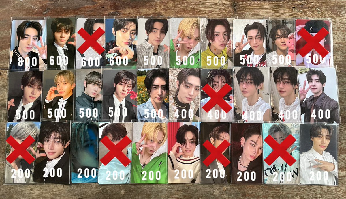 Migaur123's tweet photo. wts lfb wtt lft enhypen hirono ph

have: see pic
want: hironos (any)

can also sell. see pic for the prices and availability. thank youuu!!
- all are onhand
- good condi https://t.co/xvBCQYmzDg