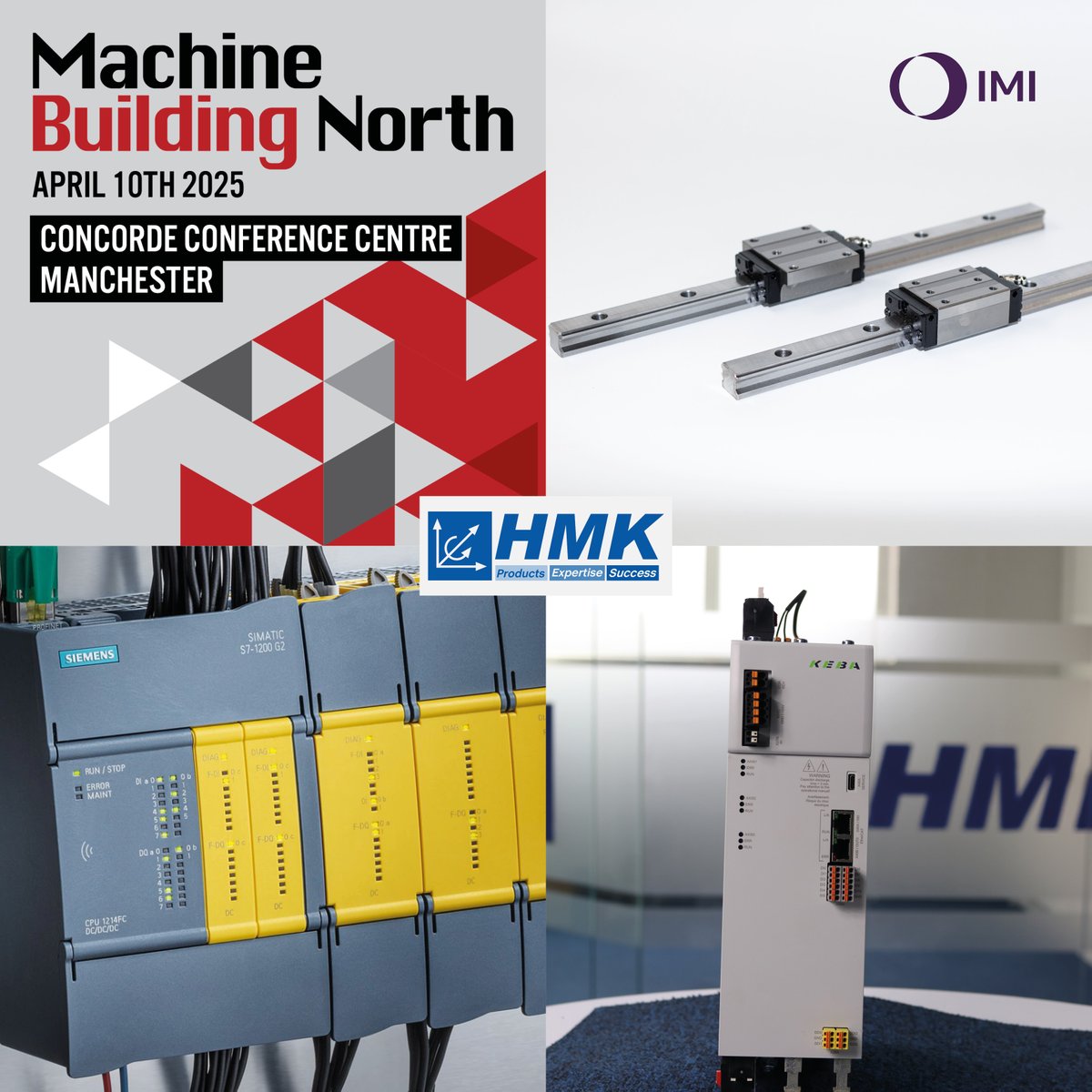 Time is running out to secure your FREE place at #MachineBuildingNorth taking place this Thursday 10 April in #Manchester

Join us at Stand 113 to discover the latest technology from #KEBAGroup <a href="/Siemens/">Siemens</a> #IMIBahr

🔗hmkdirect.com/news/hmk-to-sh…

#automation #engineering #MotionControl