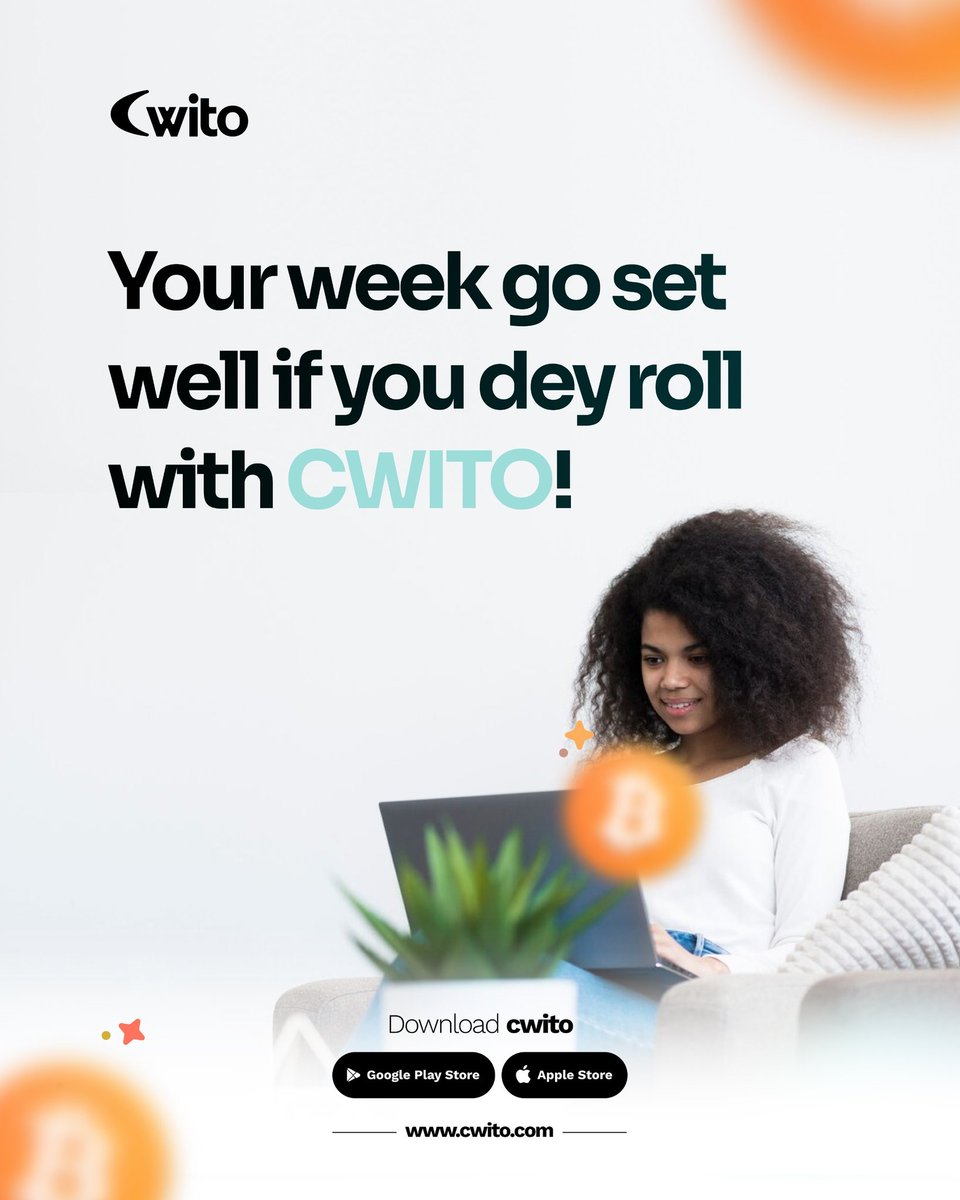 UseCwito's tweet photo. New week don land! 💃💃💃

 Make you start am well — turn your crypto to cash sharp sharp with CWITO. Na steady wins we dey chase!

Visit https://t.co/LkMDSbEfOV.

#NewWeekVibes #SoftLife  #NoStress #CwitoWay https://t.co/HjuwSb1tuH