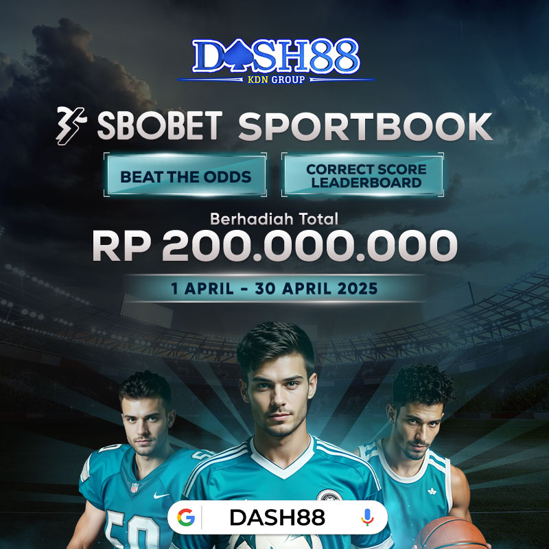 dash88cuan's tweet photo. SBOBET X DASH88

Correct Score Leaderboard dan Beat the Odd! oleh SBO Sportsbook akan berlangsung mulai 1 April 2025 hingga 30 April 2025. Total hadiah turnamen adalah sebesar RP 200,000,000. 
Pasang sekarang bet bola di DASH88

#sbobet #dash8 #sportsbook #gameonline https://t.co/6h8xalZCa7