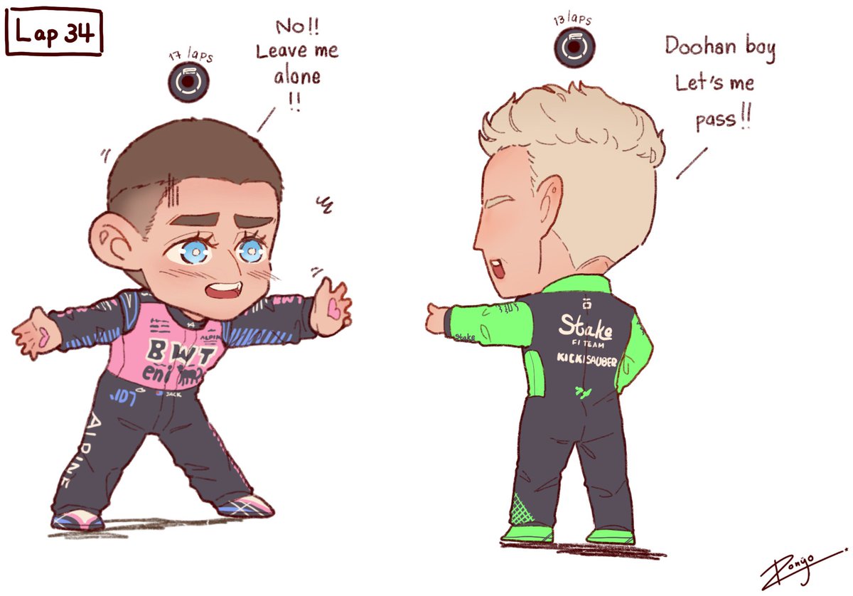 RonyoArea's tweet photo. My view who keep my eyes on Doo vs Hul’s fighting 🥹

(Read from right to left)

#JackDoohan #NicoHülkenberg #CarlosSainz #LiamLawson #JD7 #NH27 #CC55 #LL30 #artworkด้อมรถ #f1fanart #ronyoart https://t.co/r8cFATJuY3