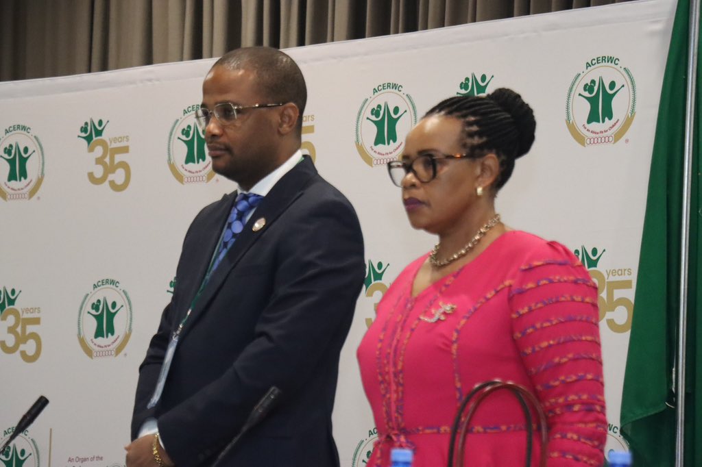 Save_AU_Liaison's tweet photo. 💡Hon. Wilson Almeida Adão opened the 45th ACERWC session in Maseru, Lesotho, emphasizing children's voices, strategic planning, and addressing key issues like conflict, climate change, and reporting obligations. children! #45ACERWC #childrensright https://t.co/kI9JXyd5gN